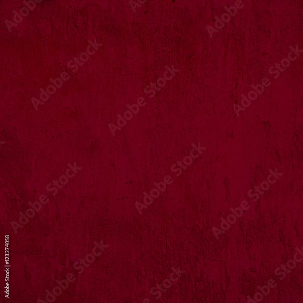 Obraz red background texture. Vintage stucco wall