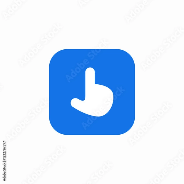 Fototapeta click cursor icon sign vector