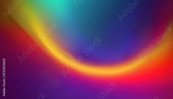 Fototapeta Striking Color Palette in a Hyper Realistic Abstract Backdrop, Evoking Emotions of Tranquility and Vibrancy for Digital Art, Home Decor, or Design Inspiration