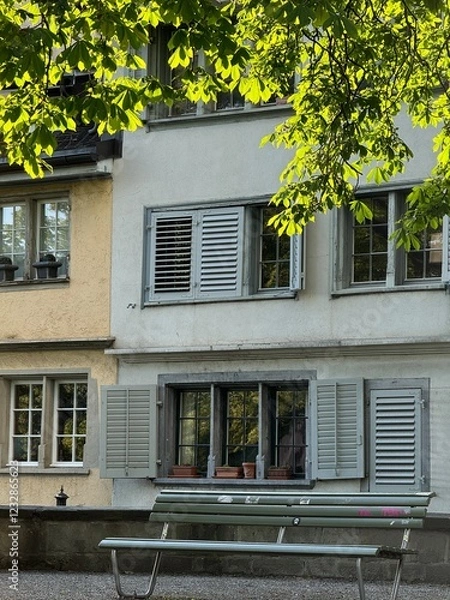Obraz old house with windows