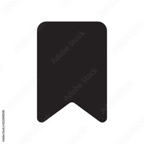 Obraz Bookmark vector icon. Reading mark symbol. Read note book sign.