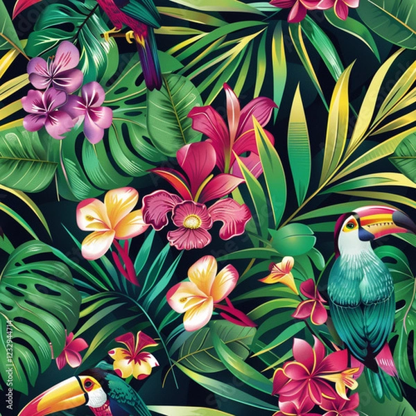Obraz Seamless pattern background