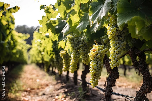 Obraz Vineyard full of grapes