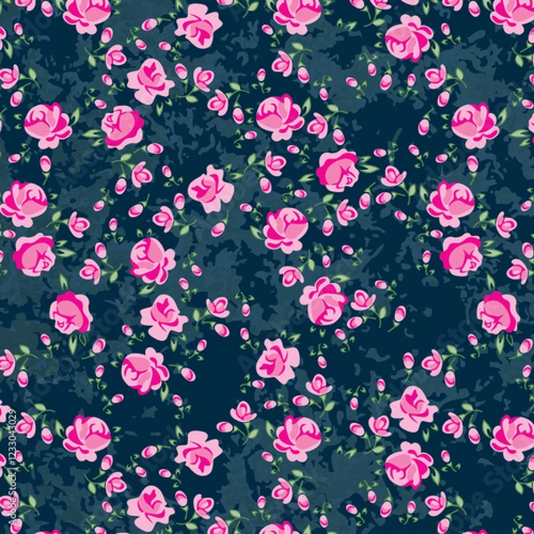 Obraz Roses Flowers Garden Pattern