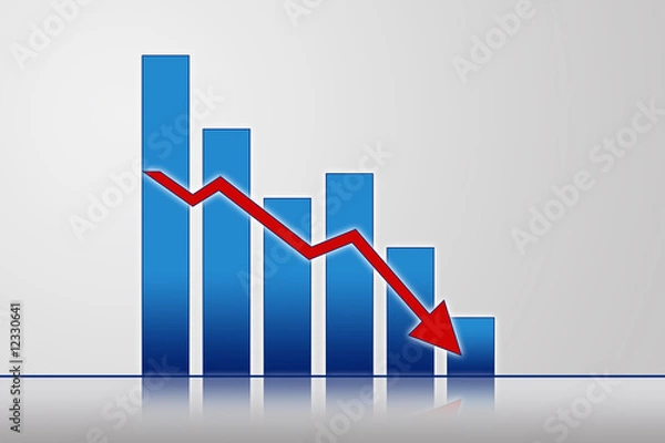 Obraz Börse Diagramm