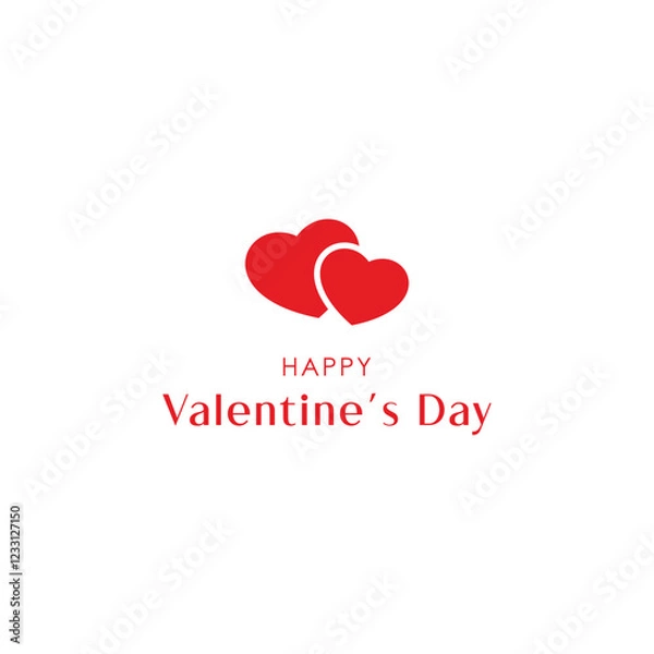 Obraz Valentine's day vector design object.