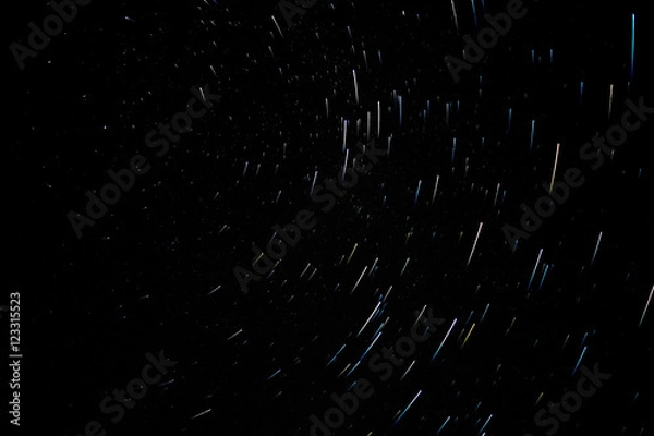 Obraz star tracks sky space