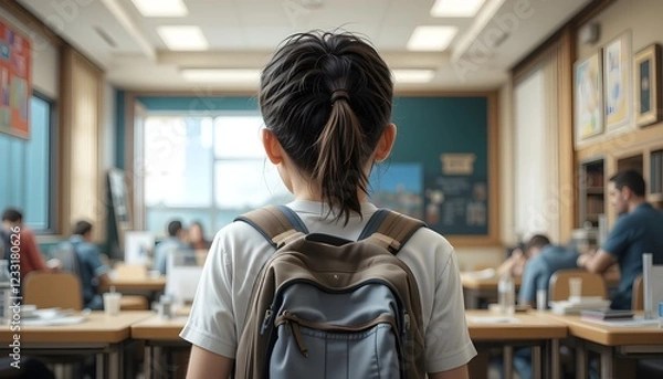 Obraz students in classroom