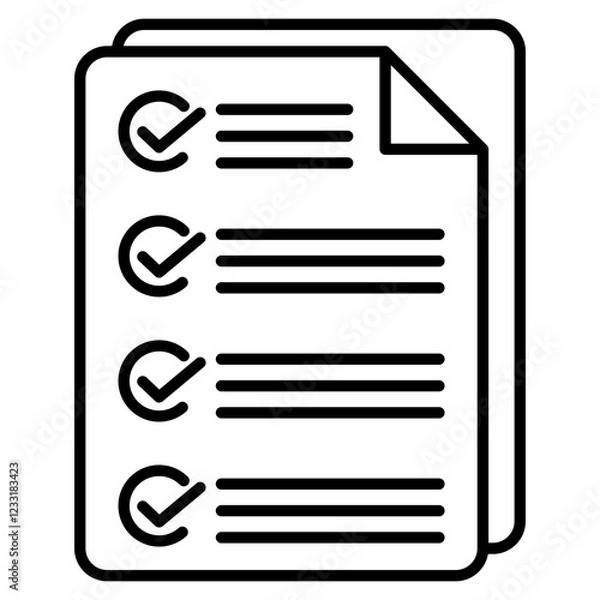Fototapeta requirements icon element for design