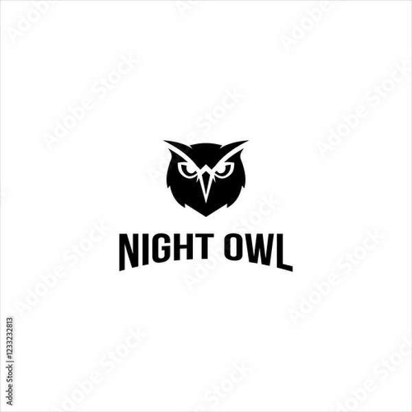 Obraz owl bird logo icon vector illustration