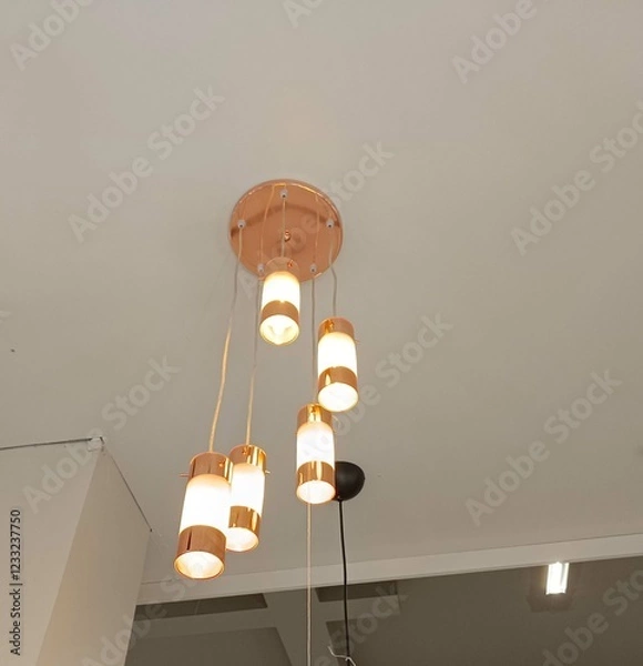 Fototapeta Lampadas que se destacam pela delicadesa para salas