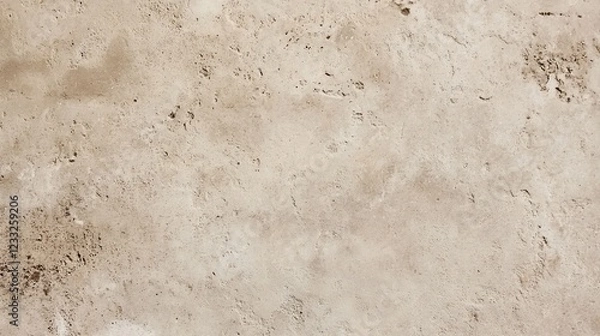 Fototapeta Close-up view of a light brown textured surface with various dark spots