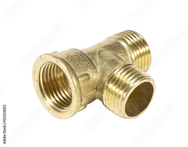 Obraz brass fitting for plumbing