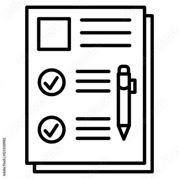 Obraz requirements icon element for design