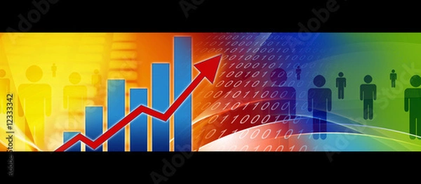 Obraz business, hintergrund