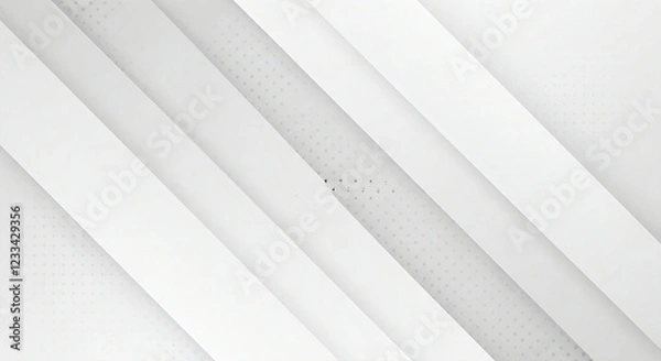 Fototapeta White Diagonal Stripes with Dots background