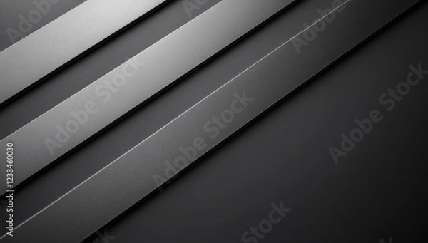 Fototapeta Abstract gray diagonal stripes background.