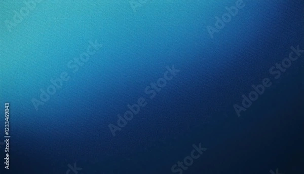 Fototapeta Striking Grunge Grainy Image Showcasing a Vivid AzureCobalt Sapphire Blue Color Gradient Background with Rough Textures, Ideal for Design and Artwork Enhancement