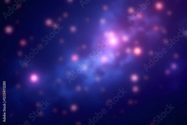 Fototapeta Captivating cosmic bokeh celestial event photography outer space visual art night sky astro photography