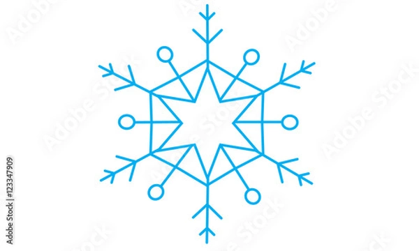 Fototapeta snowflake