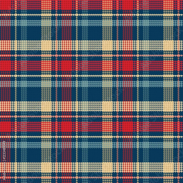 Obraz Seamless Retro Vintage Gingham Pattern 03 February 2025