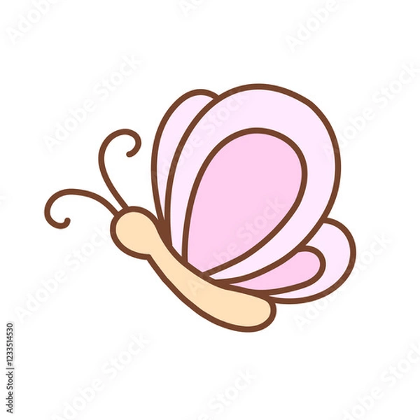 Obraz Pink buttfly