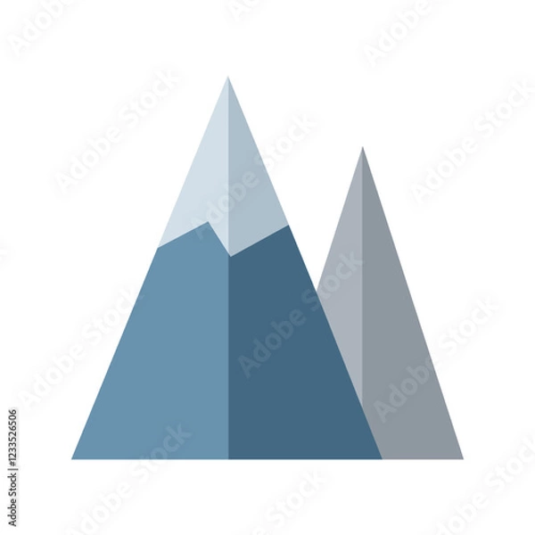 Obraz mountain flat icon design	