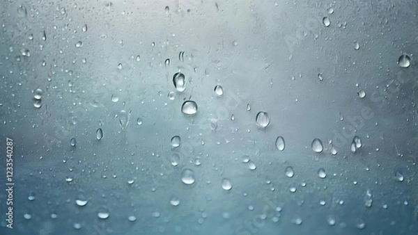 Fototapeta Dreamy Frosted Glass: Soft Blur & Calming Misty Ambiance