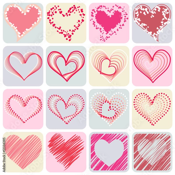 Obraz Heart Designs Set