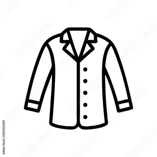 Fototapeta jacket icon design