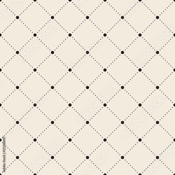Fototapeta Vector seamless diamond pattern