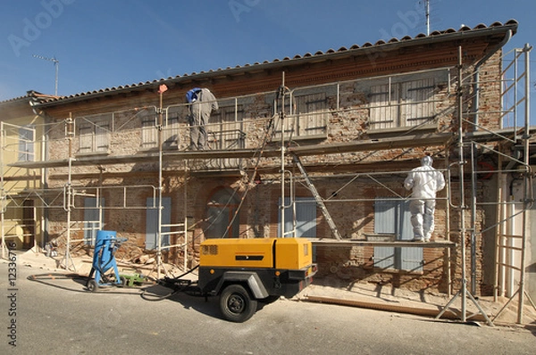 Obraz Chantier de Restauration