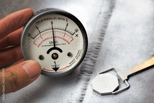 Obraz magnetic field  test equipment