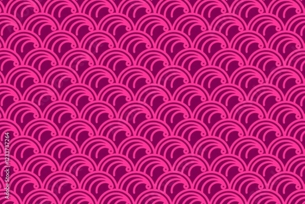 Obraz Pink background, pink pattern, abstract background, abstract pattern, abstract pattern with circles, pink ornament, Scales, petal, cloud, card, wrapping, fabric, background, paper, design, art, pink