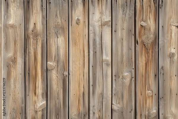 Fototapeta Rustic weathered wood planks fence background texture