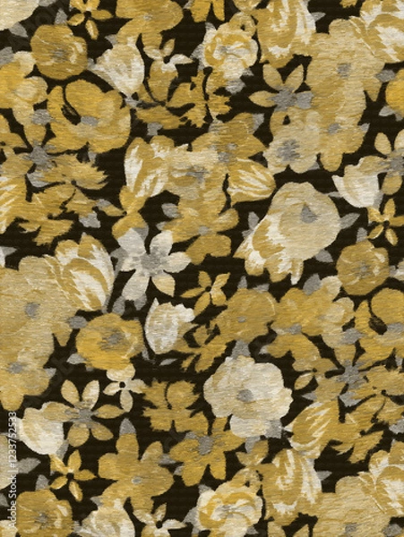 Fototapeta Colorful Botanical Texture Seamless Pattern Design