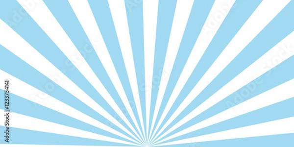 Fototapeta Radiant Sunburst Illustration with Fiery Solar Rays, Warm Summer Glow, and Abstract Sunshine Background design. Vector Starburst Design with a Shimmering Solar Backdrop.