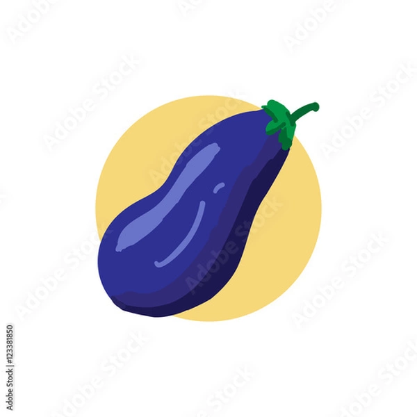 Fototapeta Eggplant icon