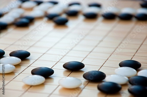 Obraz Desk for board game Go