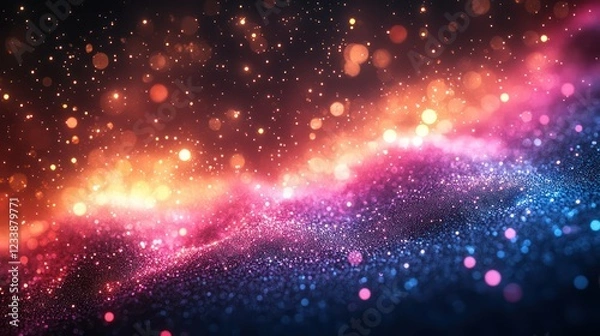 Fototapeta Cosmic Glitter: A Celestial Tapestry of Light and Color