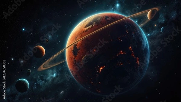 Obraz planet in space