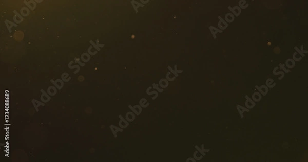 Obraz real dust particles floating in air over black background with sunset light