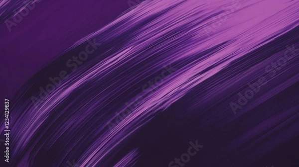 Fototapeta Abstract purple brush strokes create a dynamic and textured background design