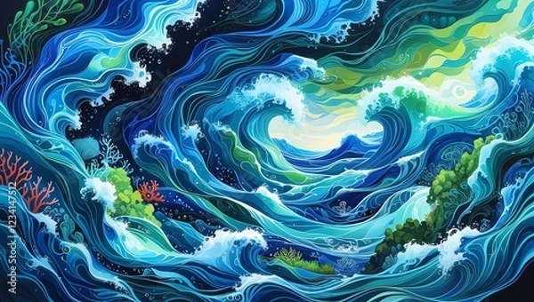 Fototapeta Oceanic Currents