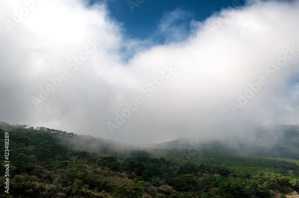 Obraz 雲に包まれたえびの高原