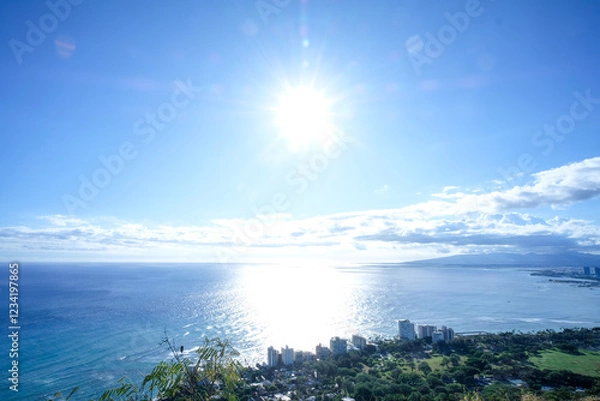 Fototapeta ダイヤモンドヘッドからの絶景