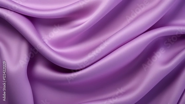 Obraz Soft and Luxurious Purple Cotton Fabric with Smooth Texture Ideal for Backgrounds, Fashion Projects, Textiles, and Elegant Designs