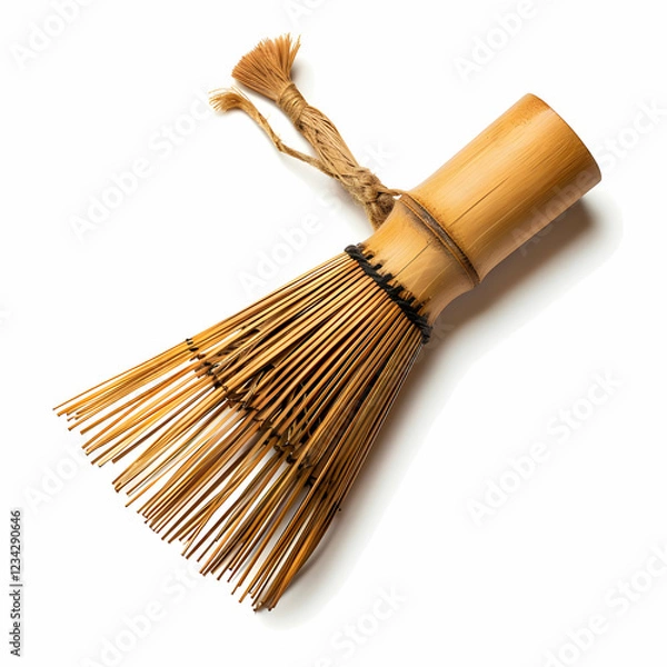 Obraz Traditional Bamboo Whisk for Matcha Tea Preparation and Ceremony