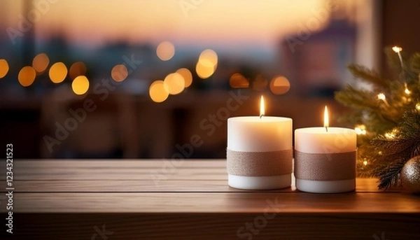 Obraz candles on the table