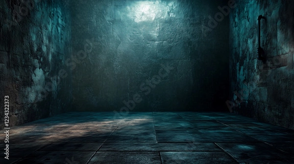 Obraz Old, empty stone prison cell